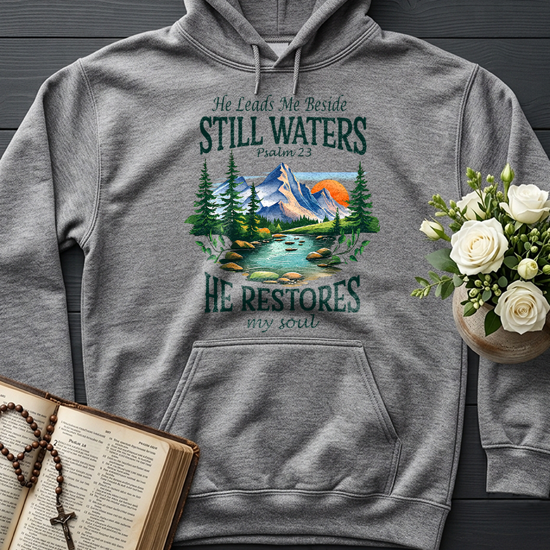 He Leads Me Beside Still Waters He Restores My Soul Psalm 23 01