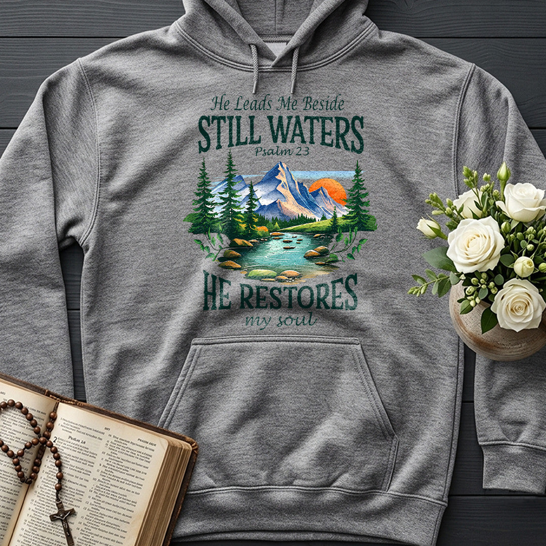 He Leads Me Beside Still Waters He Restores My Soul Psalm 23 01