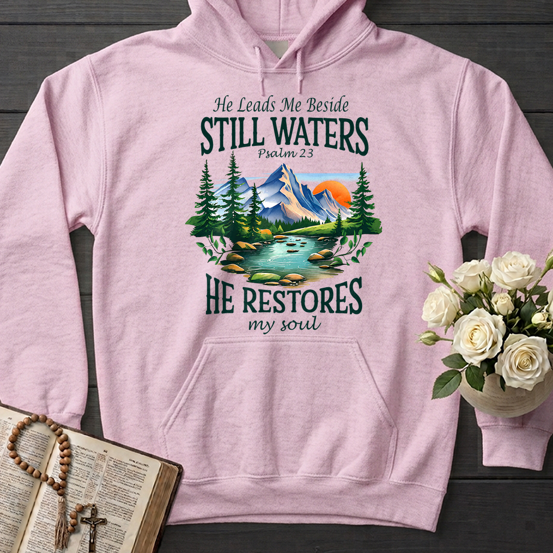 He Leads Me Beside Still Waters He Restores My Soul Psalm 23 01