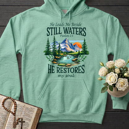 He Leads Me Beside Still Waters He Restores My Soul Psalm 23 01