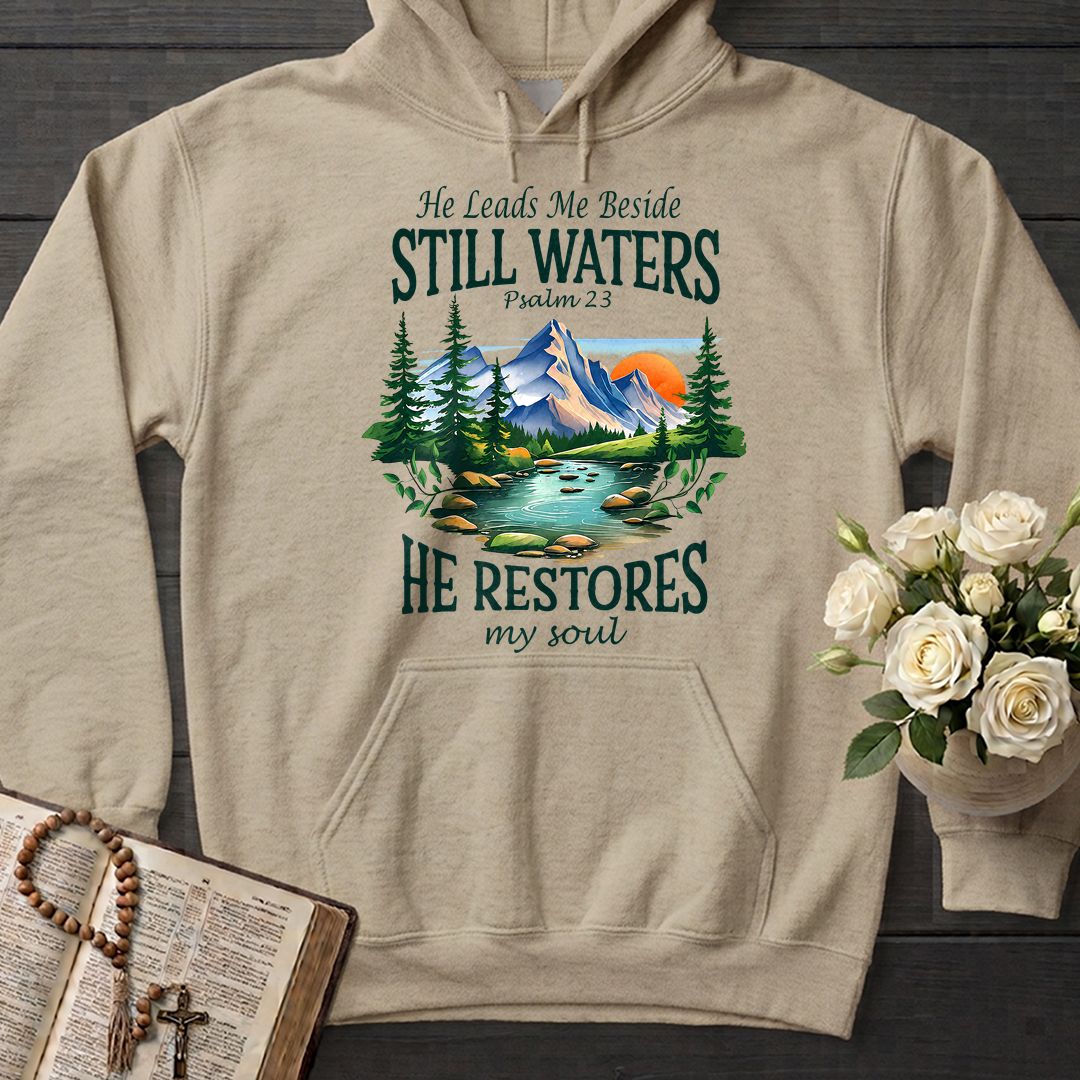 He Leads Me Beside Still Waters He Restores My Soul Psalm 23 01