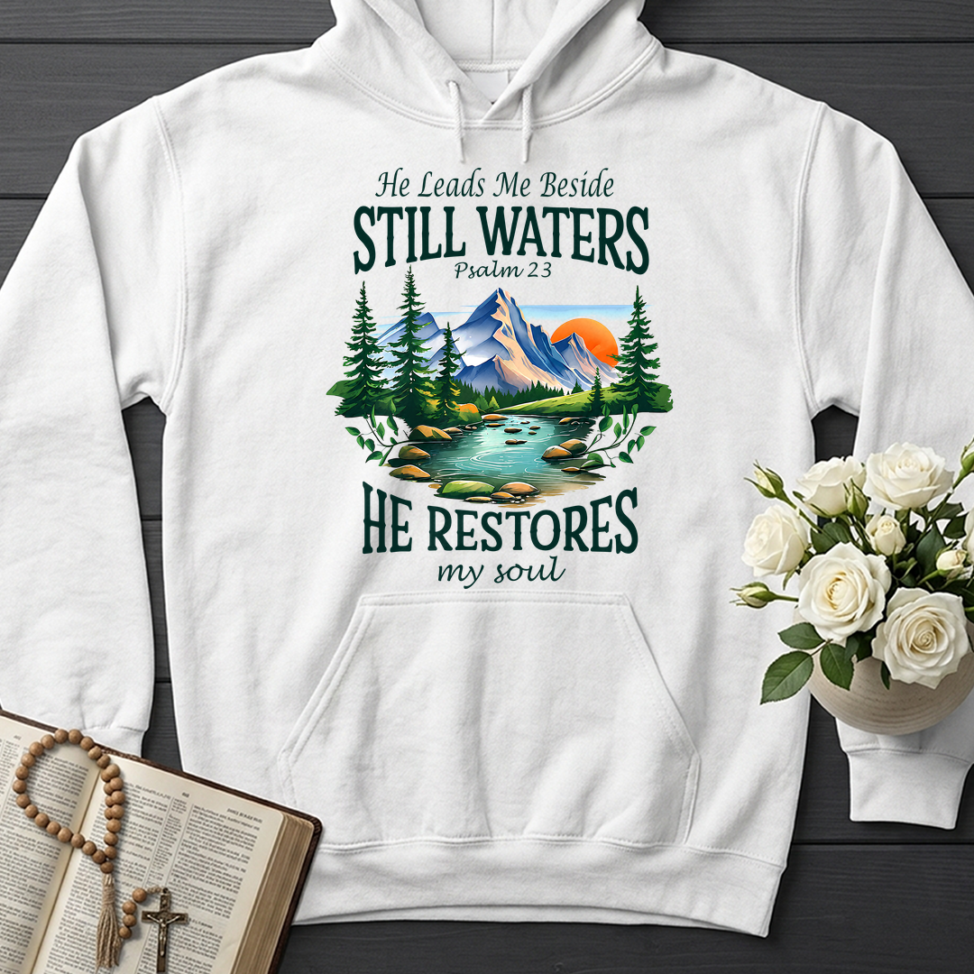 He Leads Me Beside Still Waters He Restores My Soul Psalm 23 01