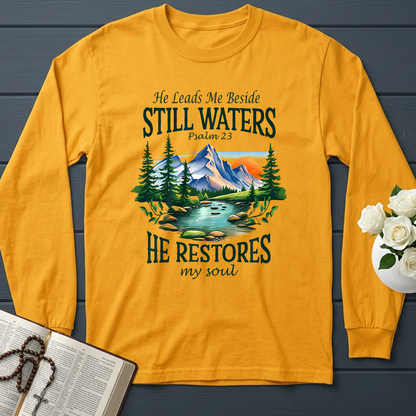 He Leads Me Beside Still Waters He Restores My Soul Psalm 23 01