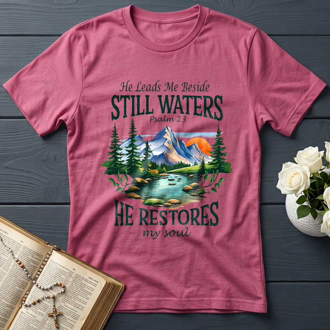 He Leads Me Beside Still Waters He Restores My Soul Psalm 23 01