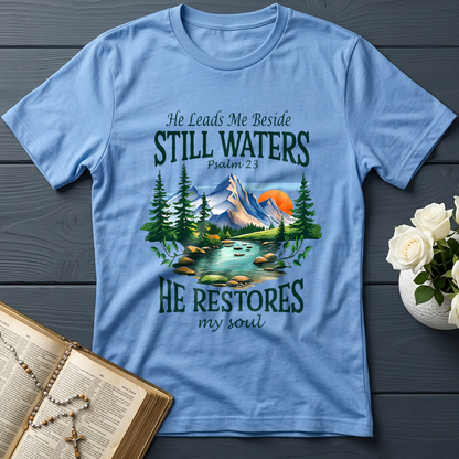 He Leads Me Beside Still Waters He Restores My Soul Psalm 23 01
