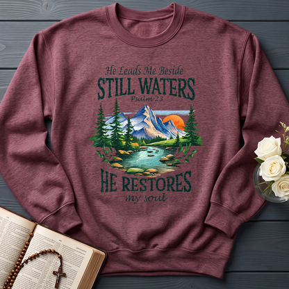 He Leads Me Beside Still Waters He Restores My Soul Psalm 23 01