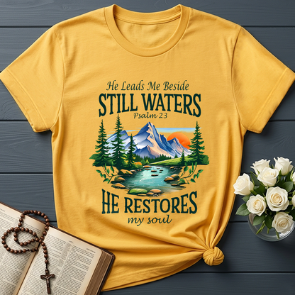 He Leads Me Beside Still Waters He Restores My Soul Psalm 23 01