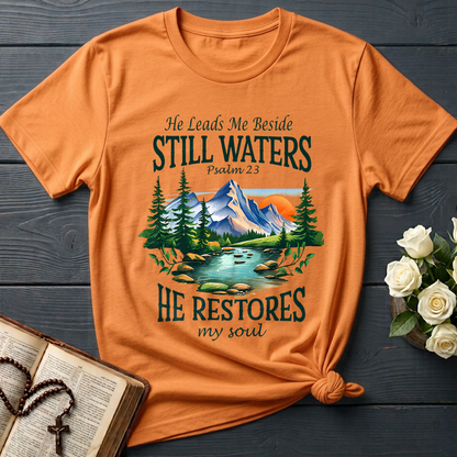 He Leads Me Beside Still Waters He Restores My Soul Psalm 23 01