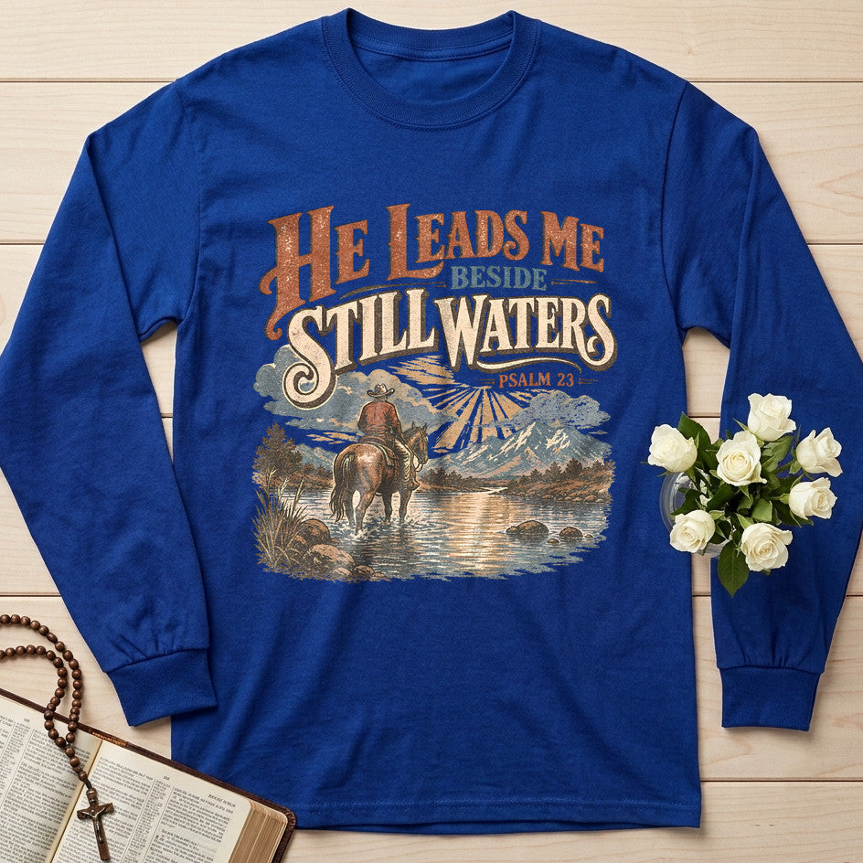 He Leads Me Beside Still Waters Psalm 23 03