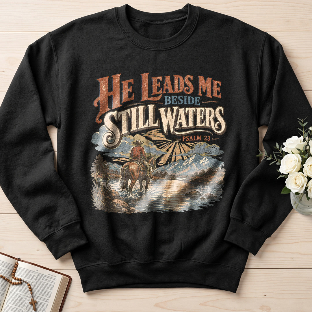 He Leads Me Beside Still Waters Psalm 23 03