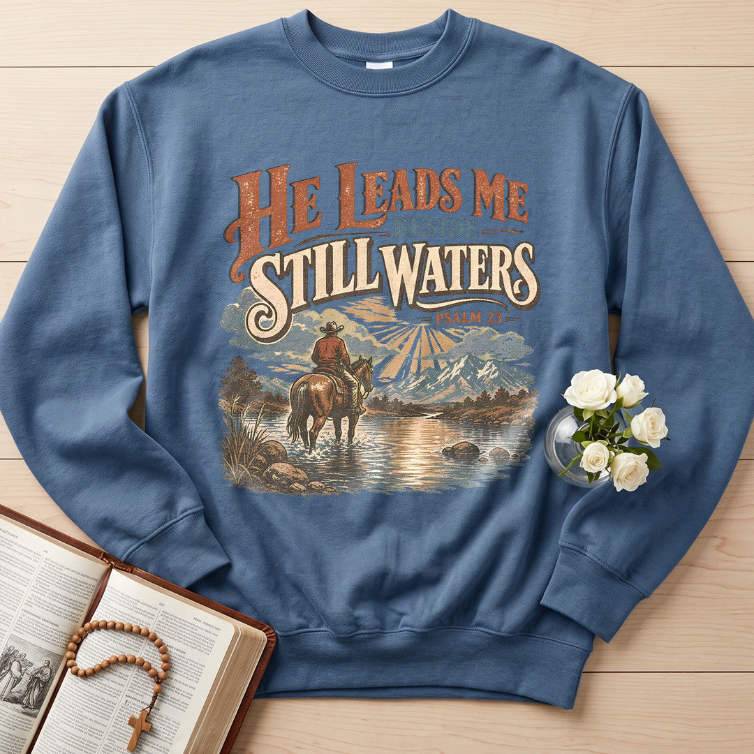 He Leads Me Beside Still Waters Psalm 23 03