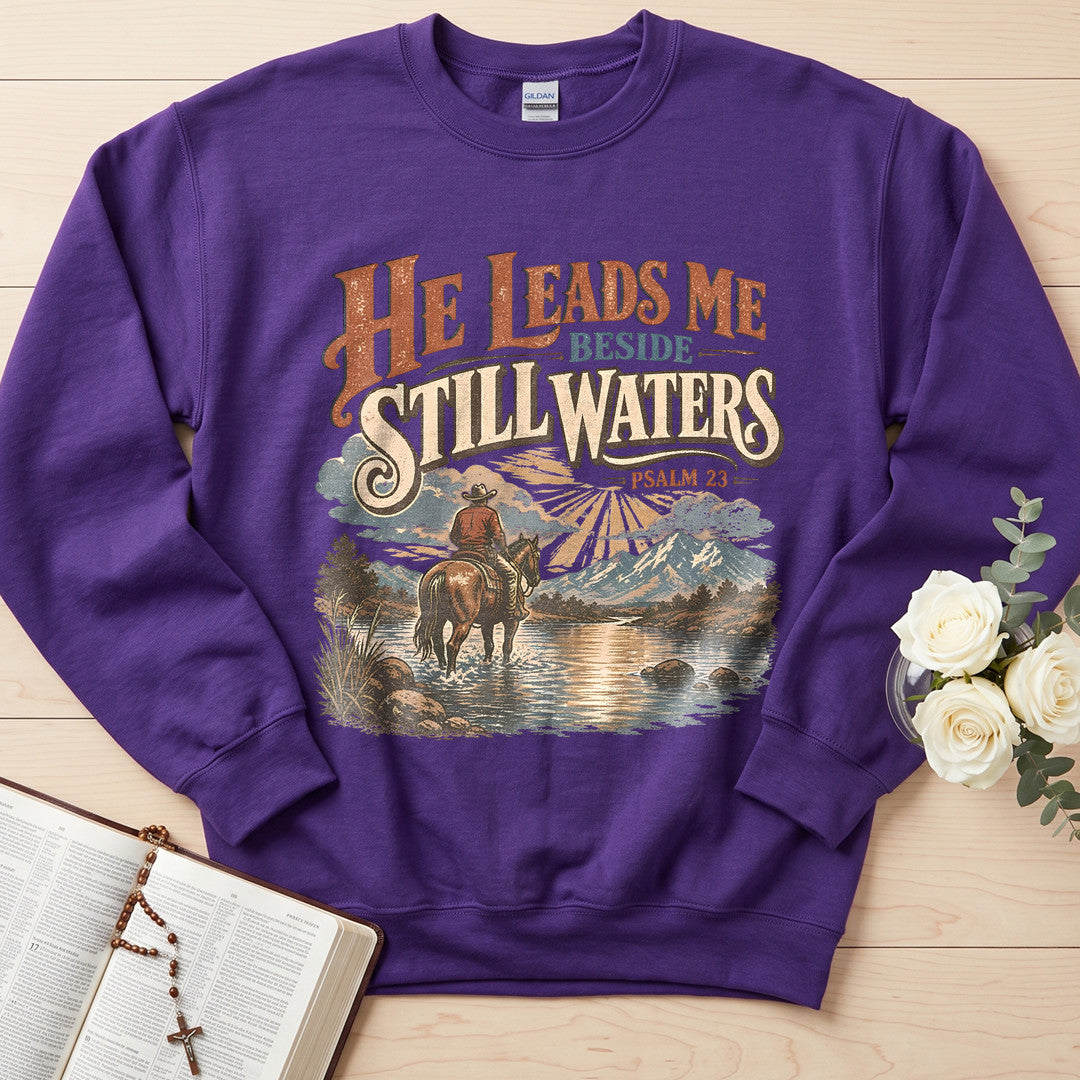 He Leads Me Beside Still Waters Psalm 23 03