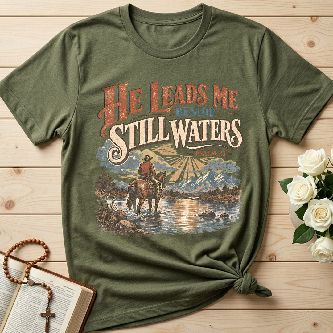 He Leads Me Beside Still Waters Psalm 23 03