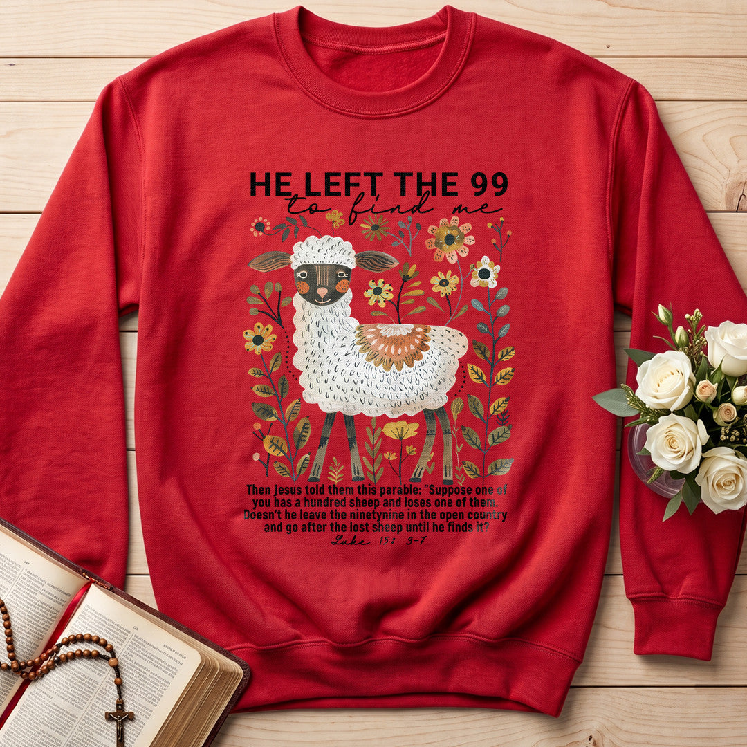 He Left The 99 To Find Me Luke 15. 3-7 01