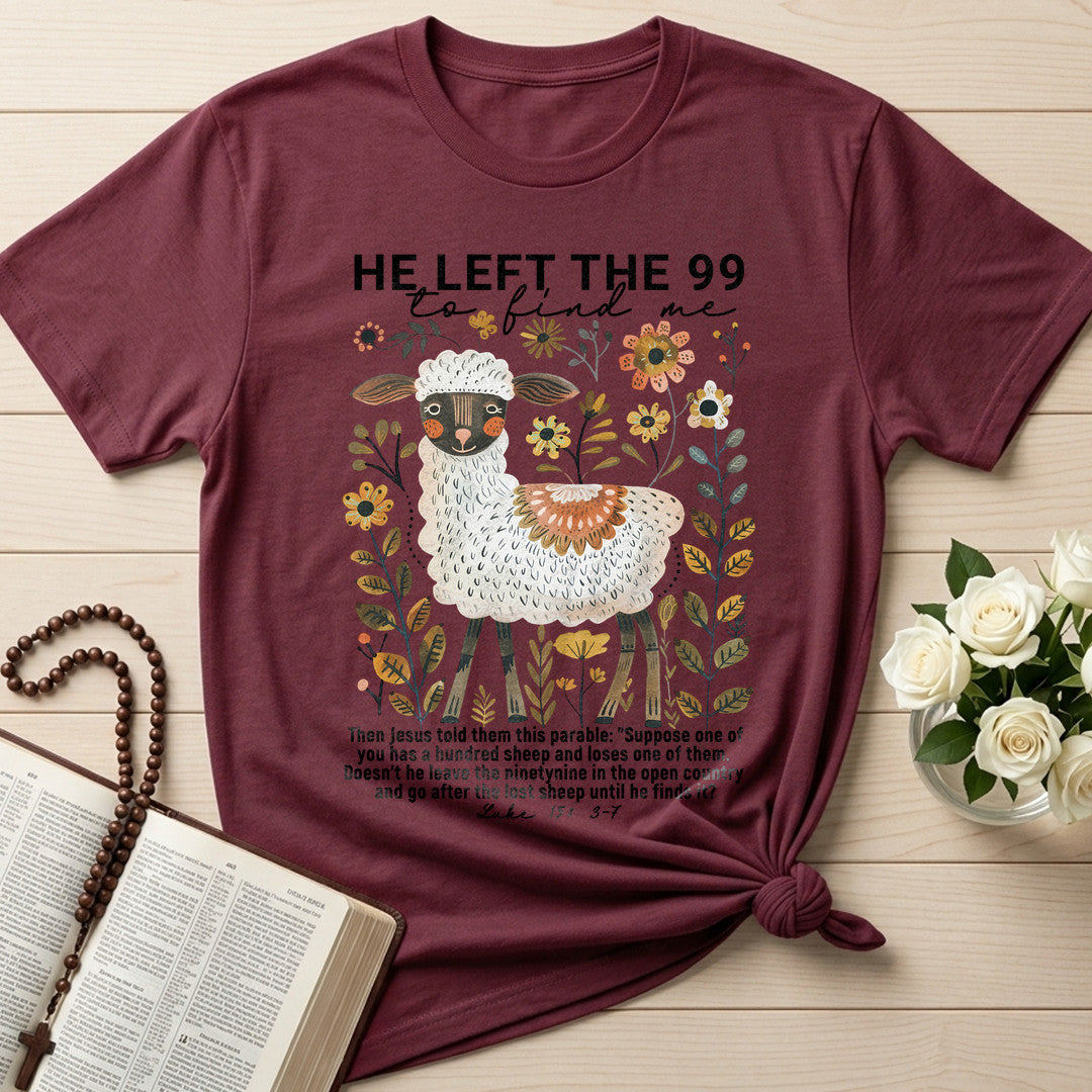 He Left The 99 To Find Me Luke 15. 3-7 01