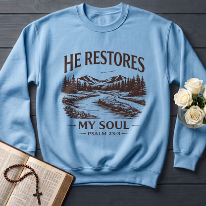 He Restores My Soul Psalm 23.3 08