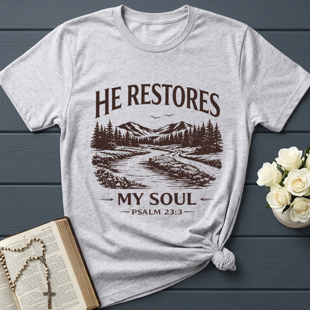 He Restores My Soul Psalm 23.3 08
