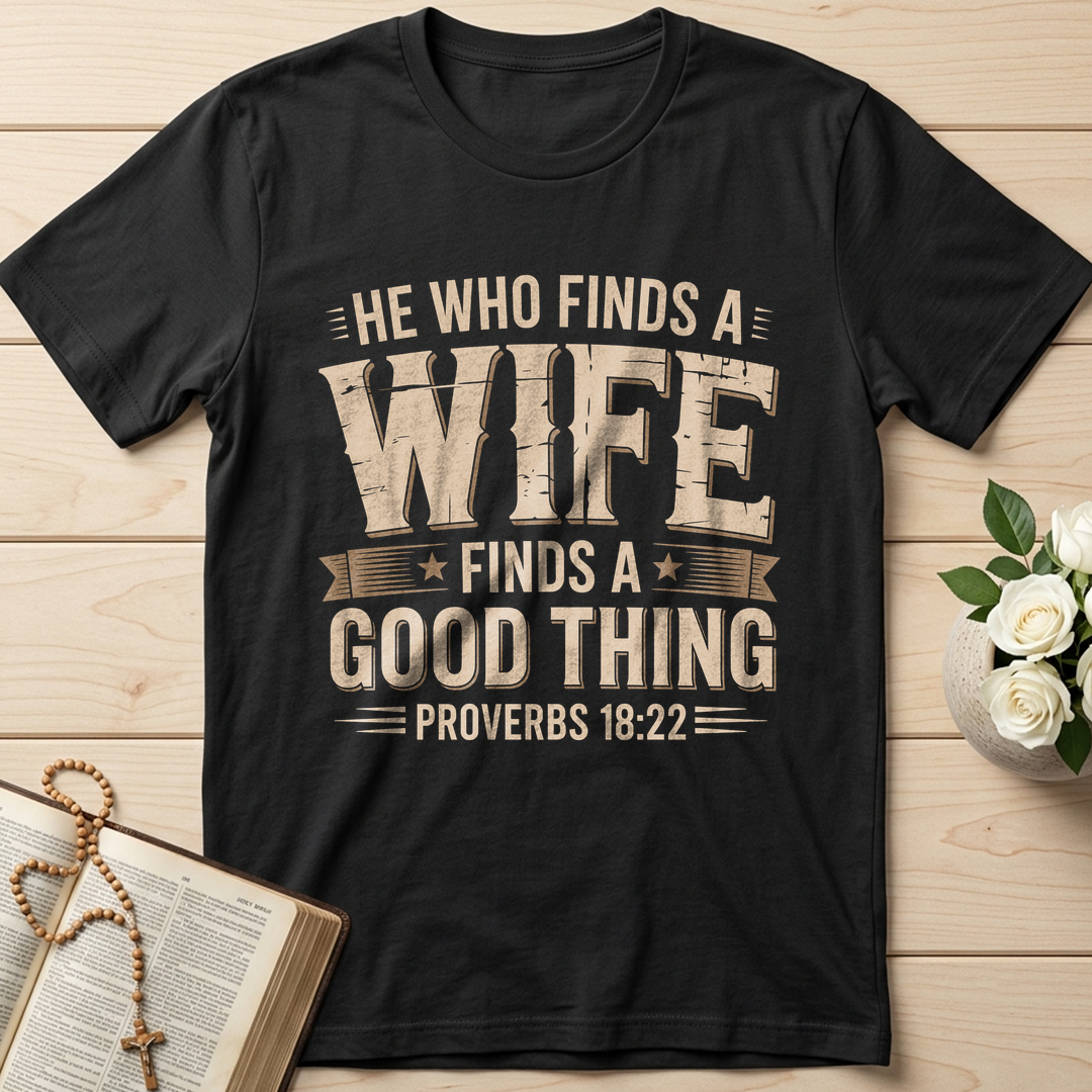 He Who Finds A Wife Finds A Good Thing Proverbs 18.22 01