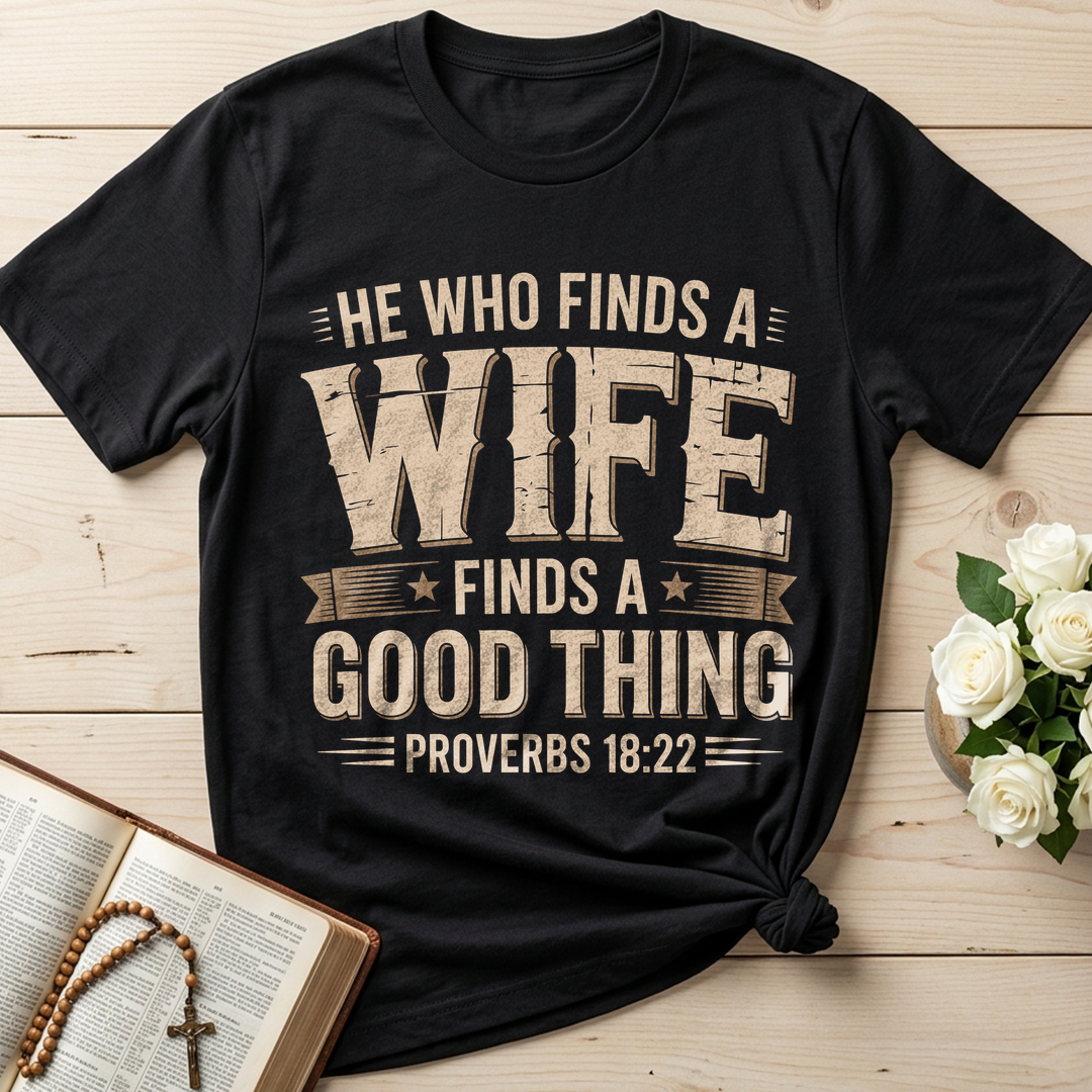 He Who Finds A Wife Finds A Good Thing Proverbs 18.22 01