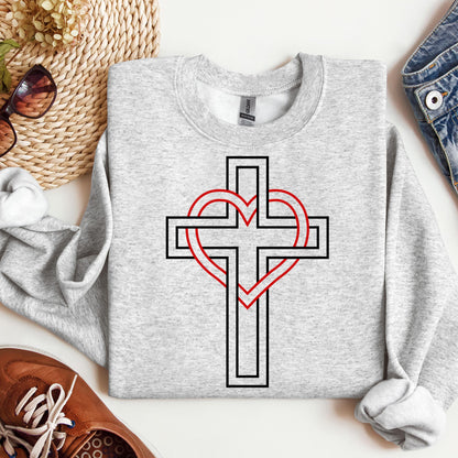 heart cross 07