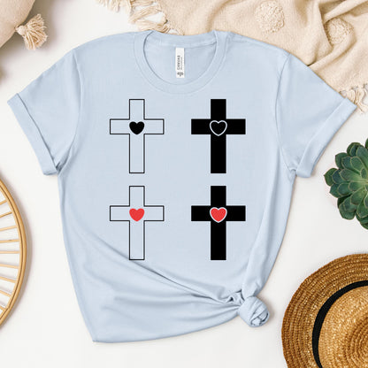 heart cross 10