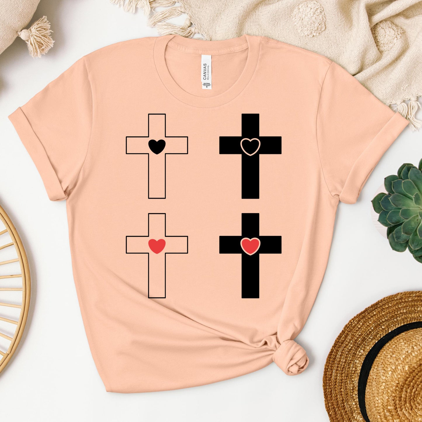 heart cross 10