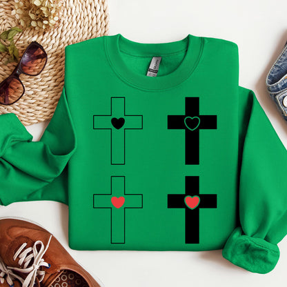 heart cross 10