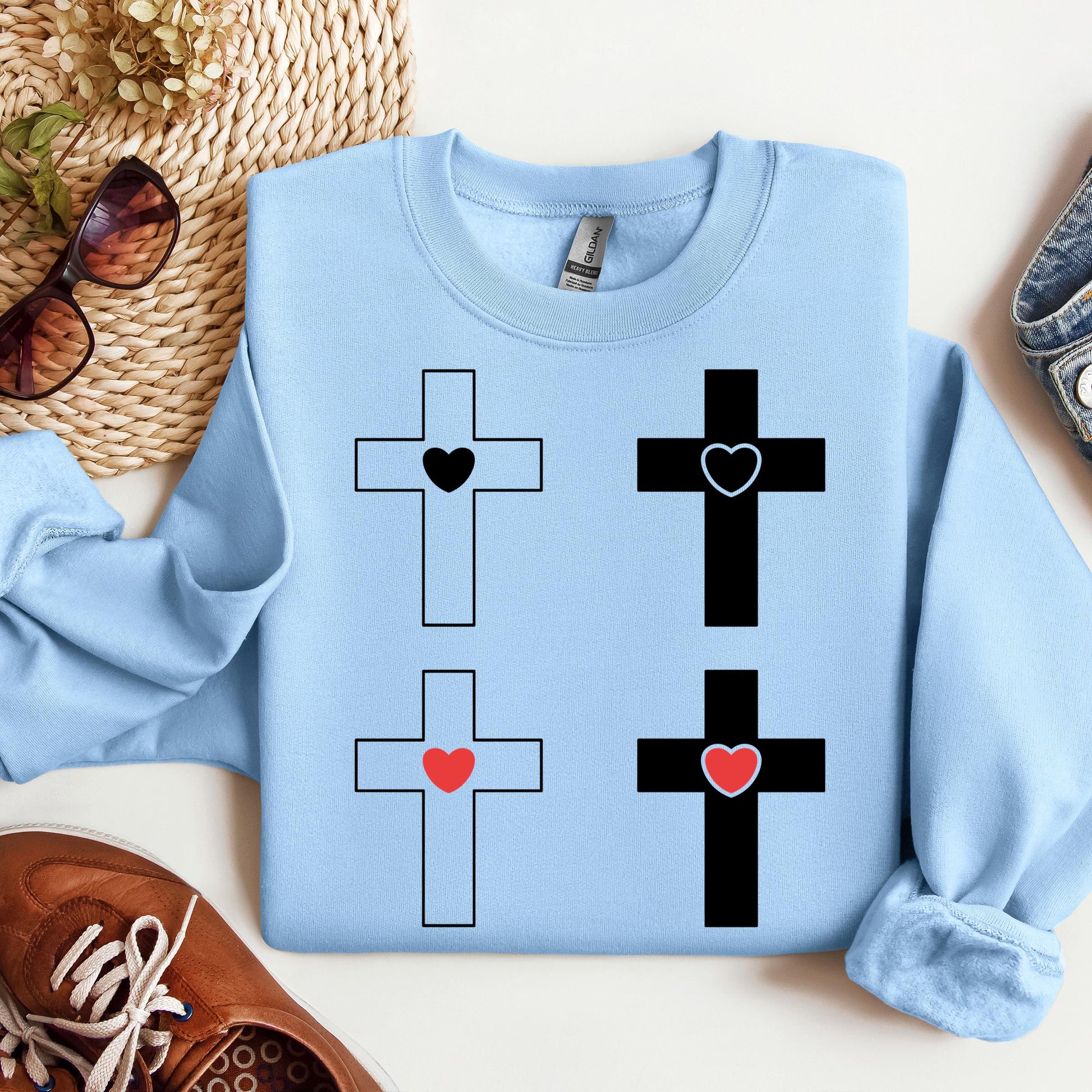 heart cross 10