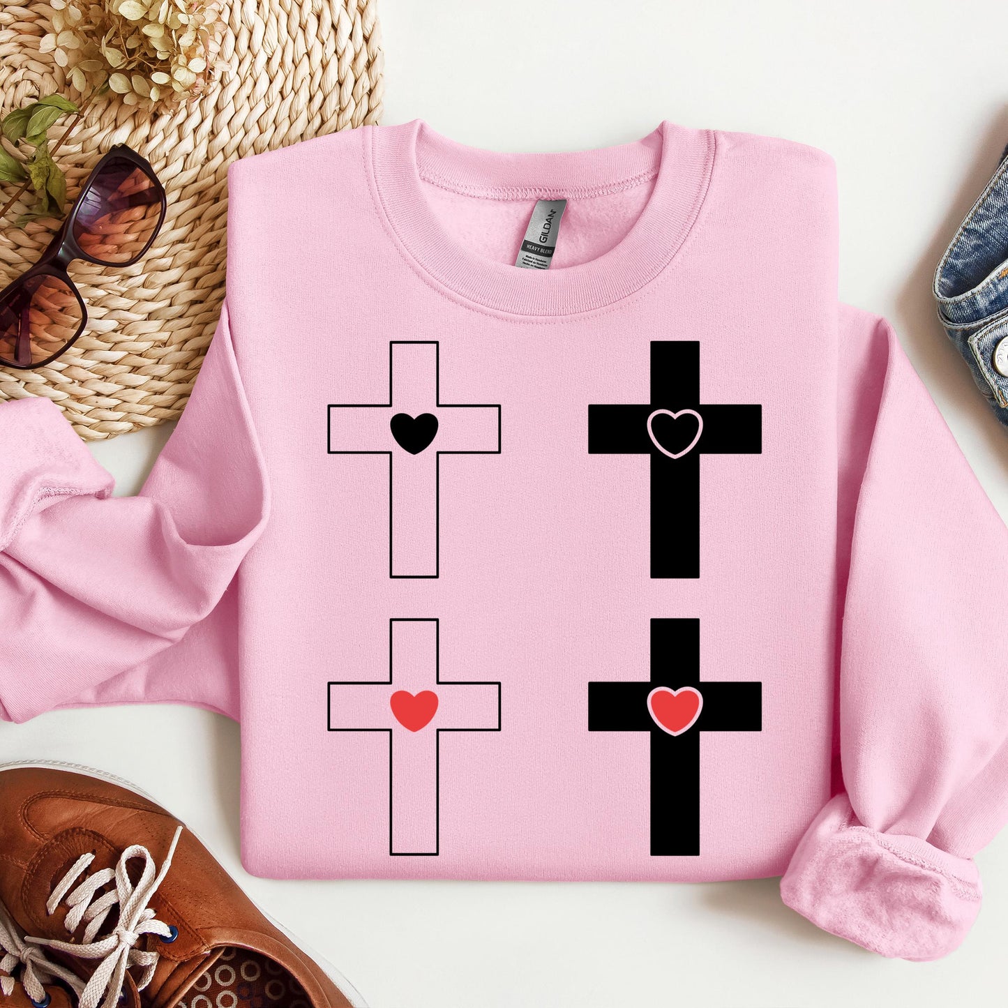 heart cross 10