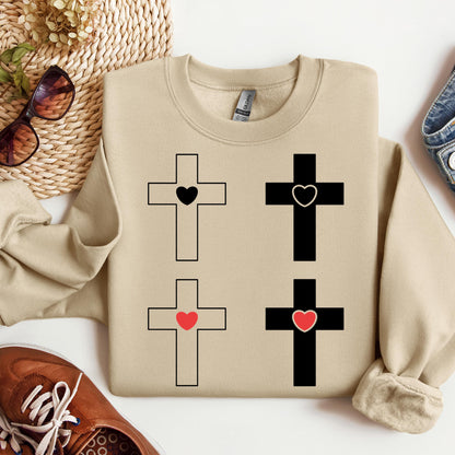 heart cross 10