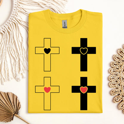 heart cross 10