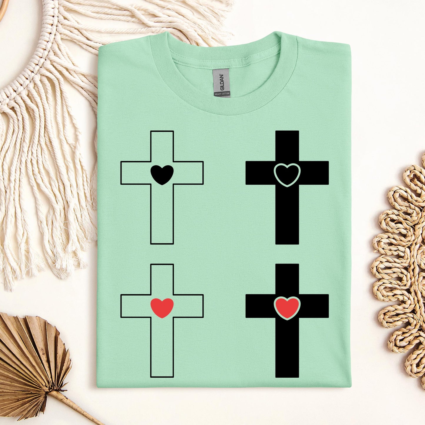 heart cross 10