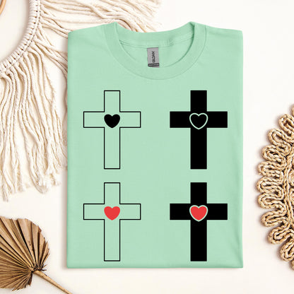 heart cross 10