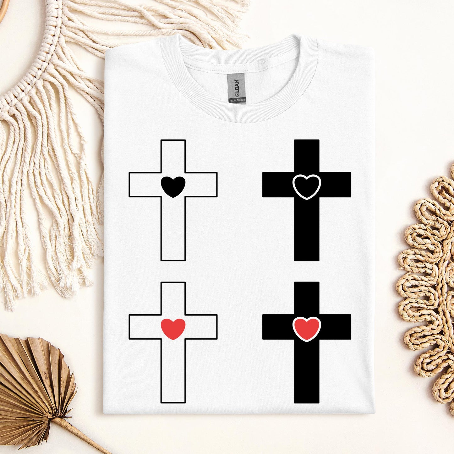 heart cross 10