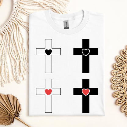 heart cross 10