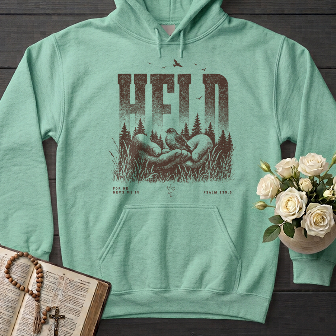 Held For He Hems Me In Psalm 139.5 01