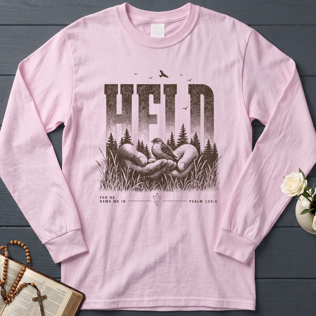 Held For He Hems Me In Psalm 139.5 01