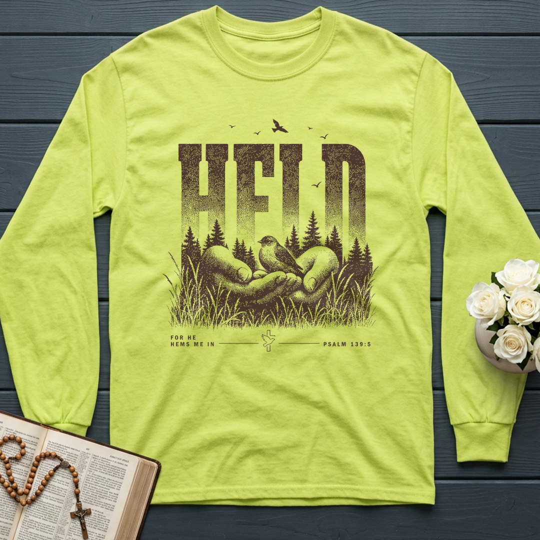 Held For He Hems Me In Psalm 139.5 01