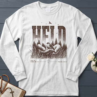 Held For He Hems Me In Psalm 139.5 01