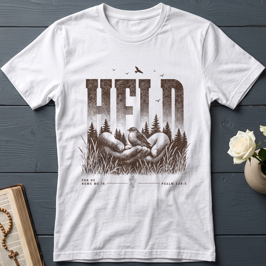 Held For He Hems Me In Psalm 139.5 01
