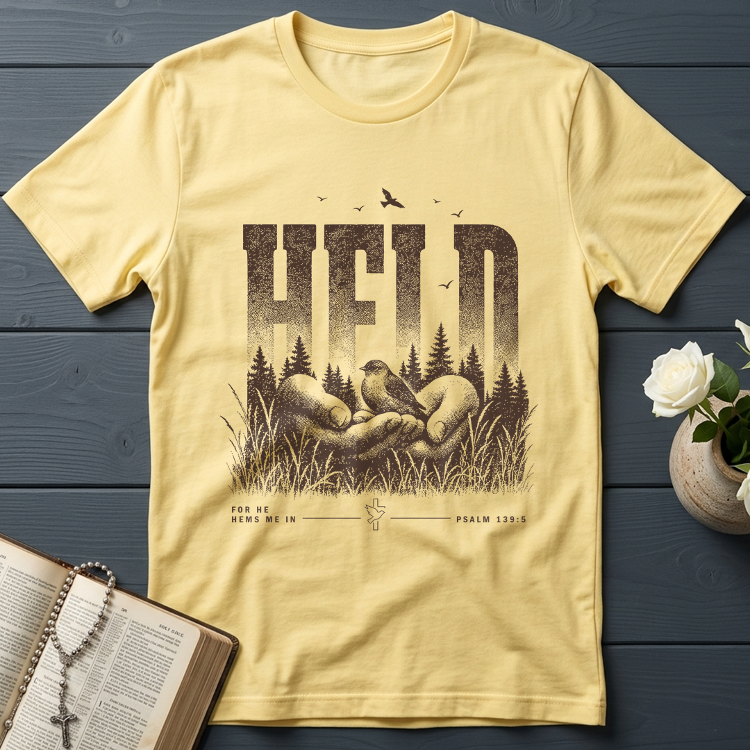 Held For He Hems Me In Psalm 139.5 01
