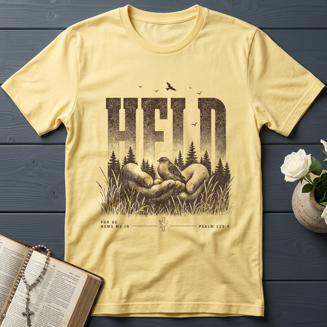 Held For He Hems Me In Psalm 139.5 01