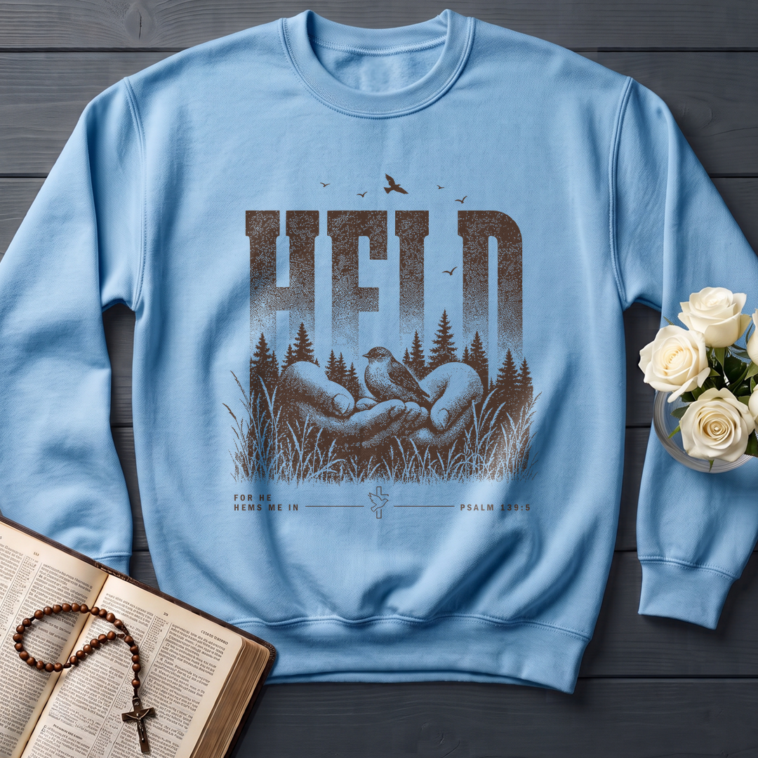 Held For He Hems Me In Psalm 139.5 01