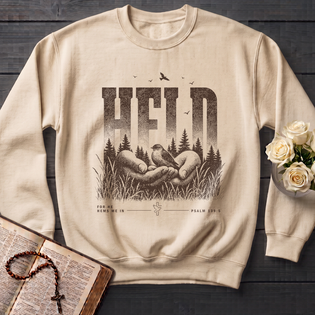 Held For He Hems Me In Psalm 139.5 01