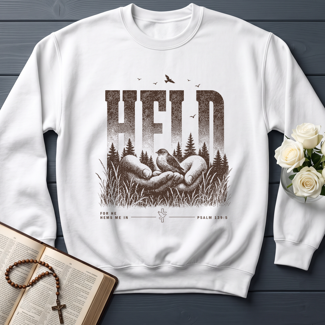 Held For He Hems Me In Psalm 139.5 01