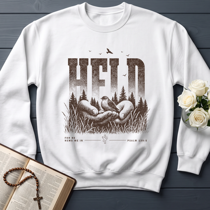 Held For He Hems Me In Psalm 139.5 01