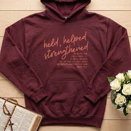 Held Helped Strengthened Isaiah 41.10 01