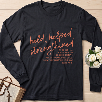 Held Helped Strengthened Isaiah 41.10 01