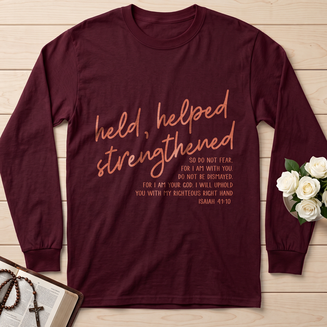 Held Helped Strengthened Isaiah 41.10 01