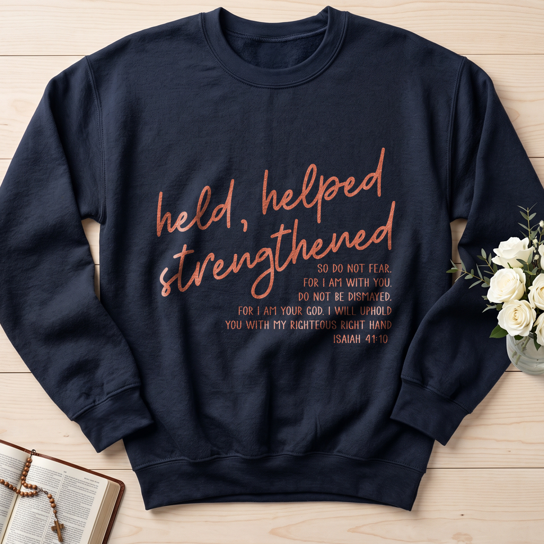 Held Helped Strengthened Isaiah 41.10 01
